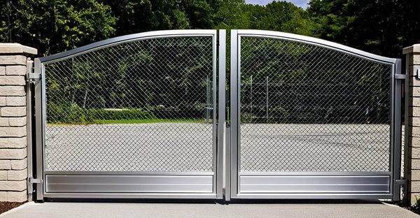 Portail à battants en aluminium : design, résistance et motorisation